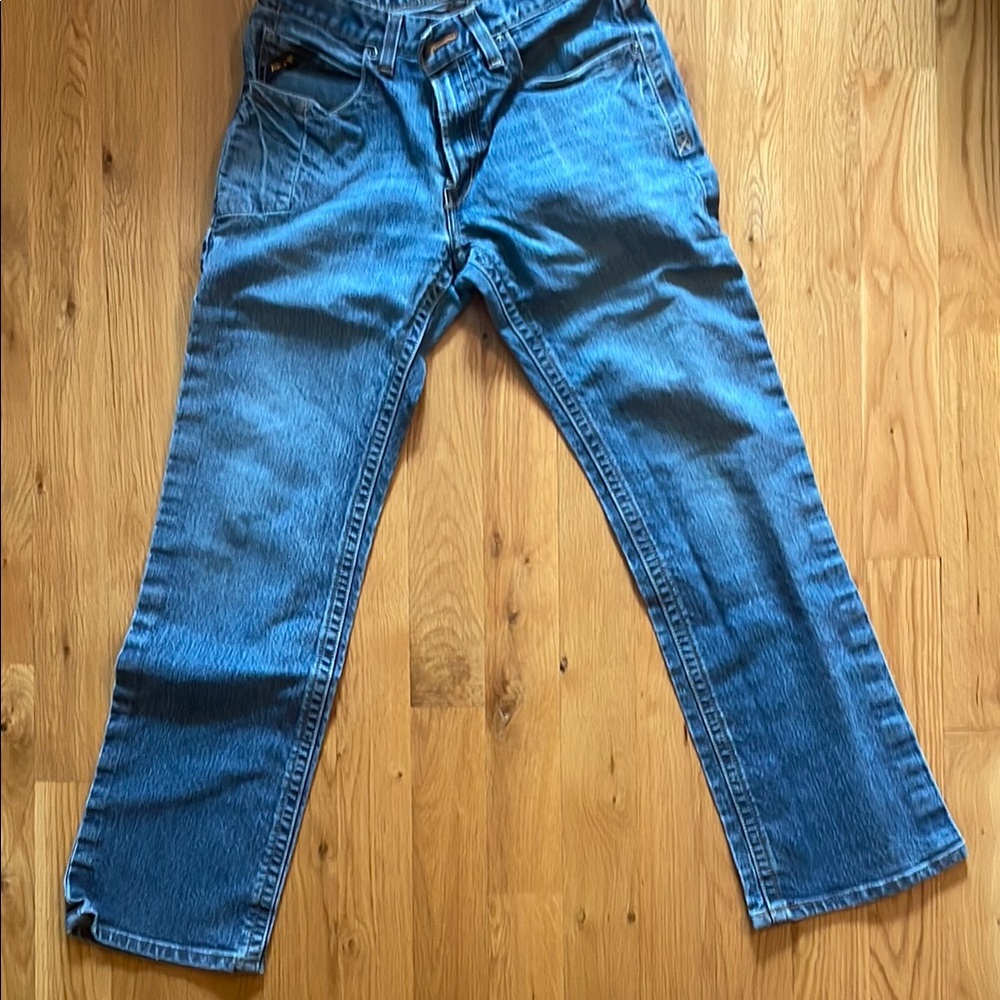(1) Men's Blue Jeans Ariat M4 Relaxed Boot 31/32